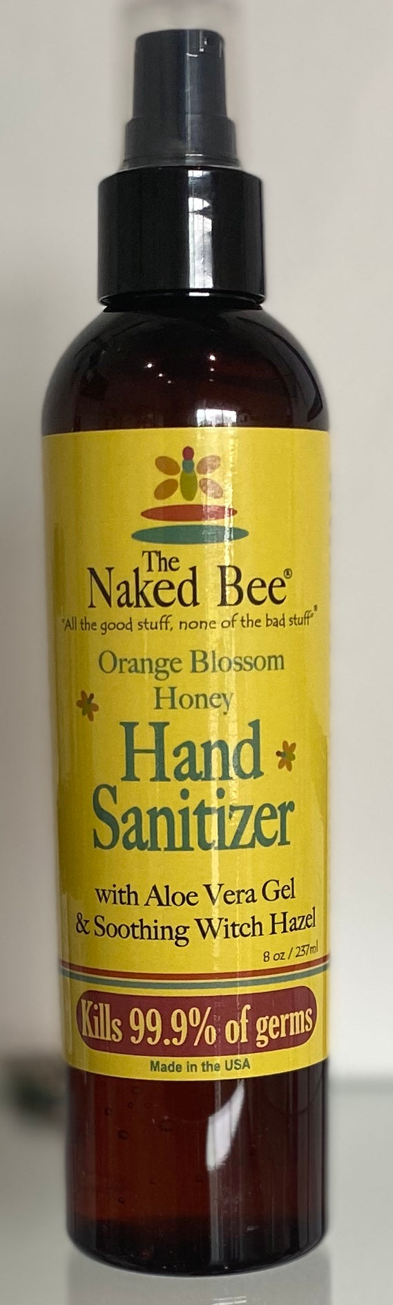 Naked Bee Orange Blossom Hand Sanitizer 8oz Pump